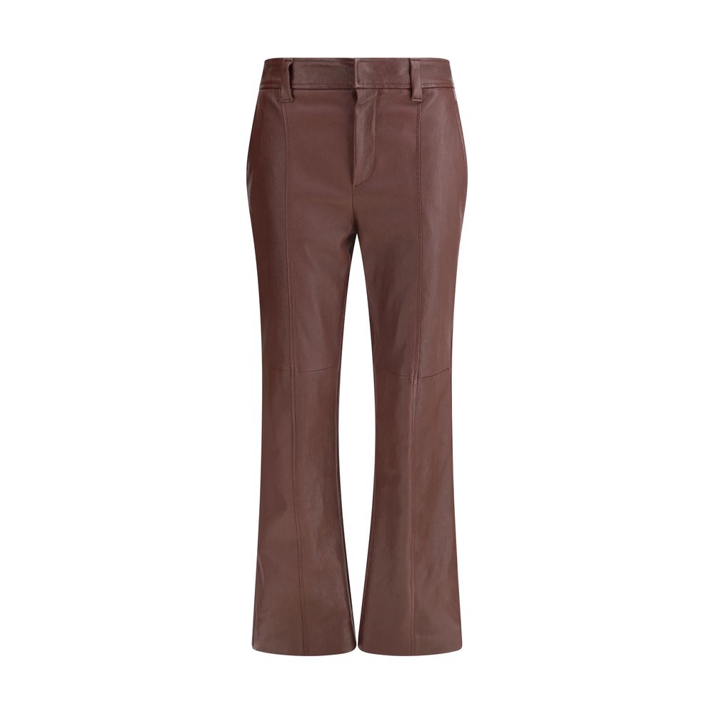 Brunello Cucinelli Leather Pants