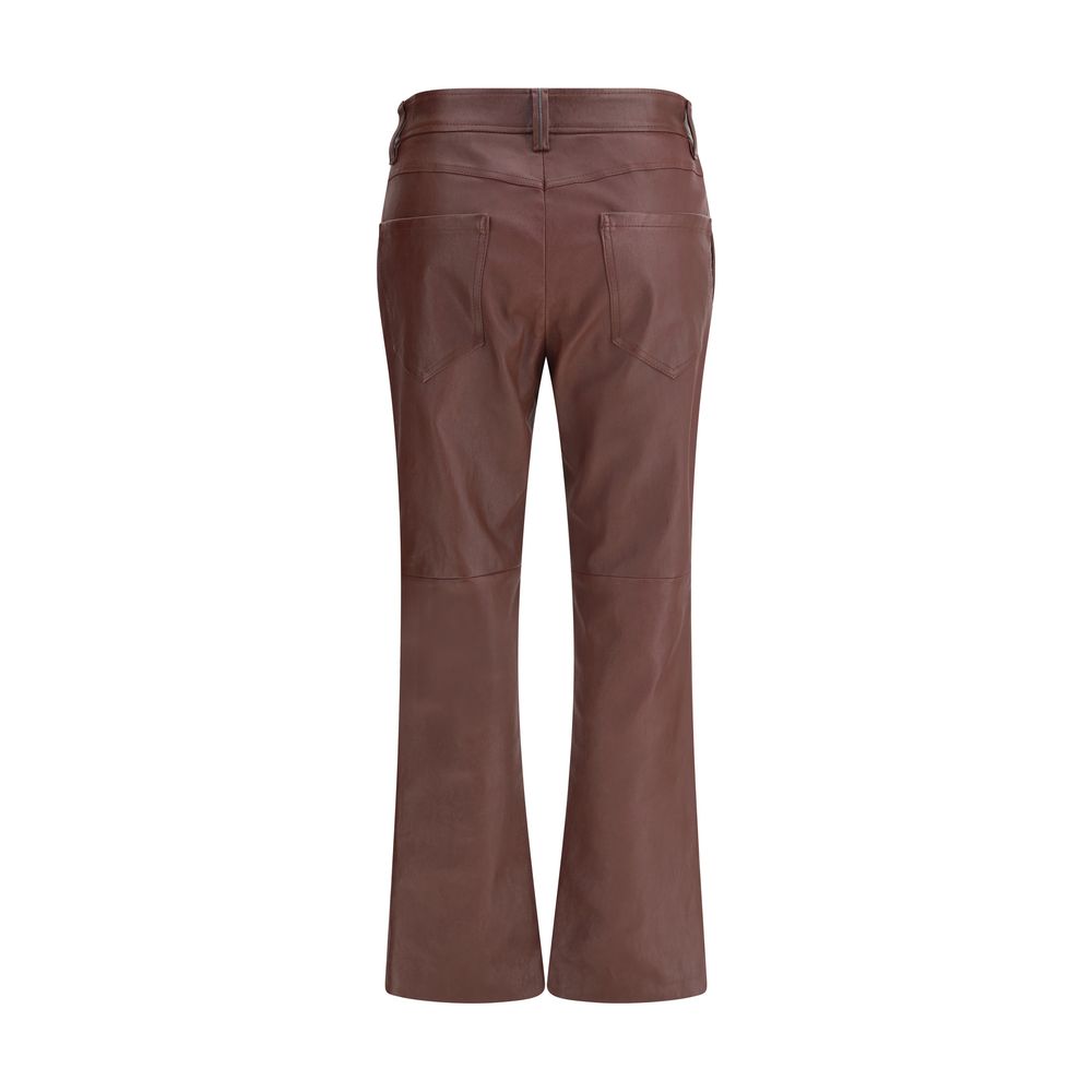 Brunello Cucinelli Leather Pants