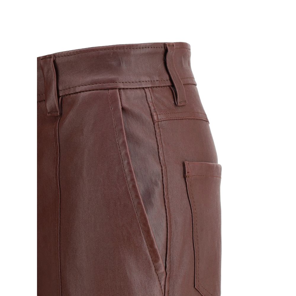 Brunello Cucinelli Leather Pants