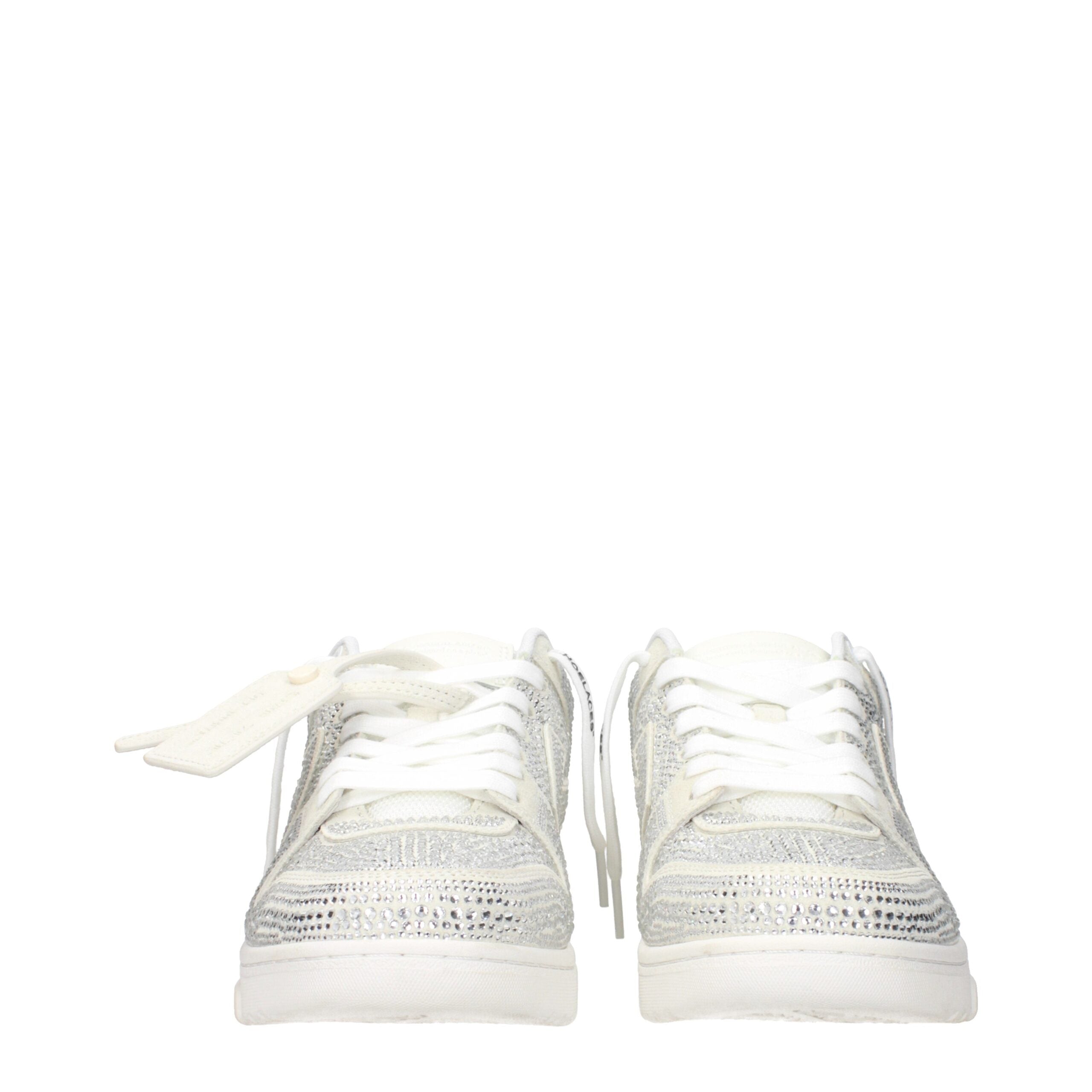 Off-White Beige Læder Low Top Sneakers