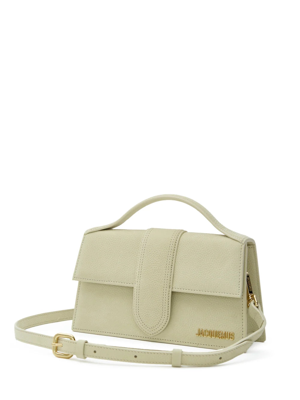 Jacquemus Beige tekstureret Le Grand Bambino taske