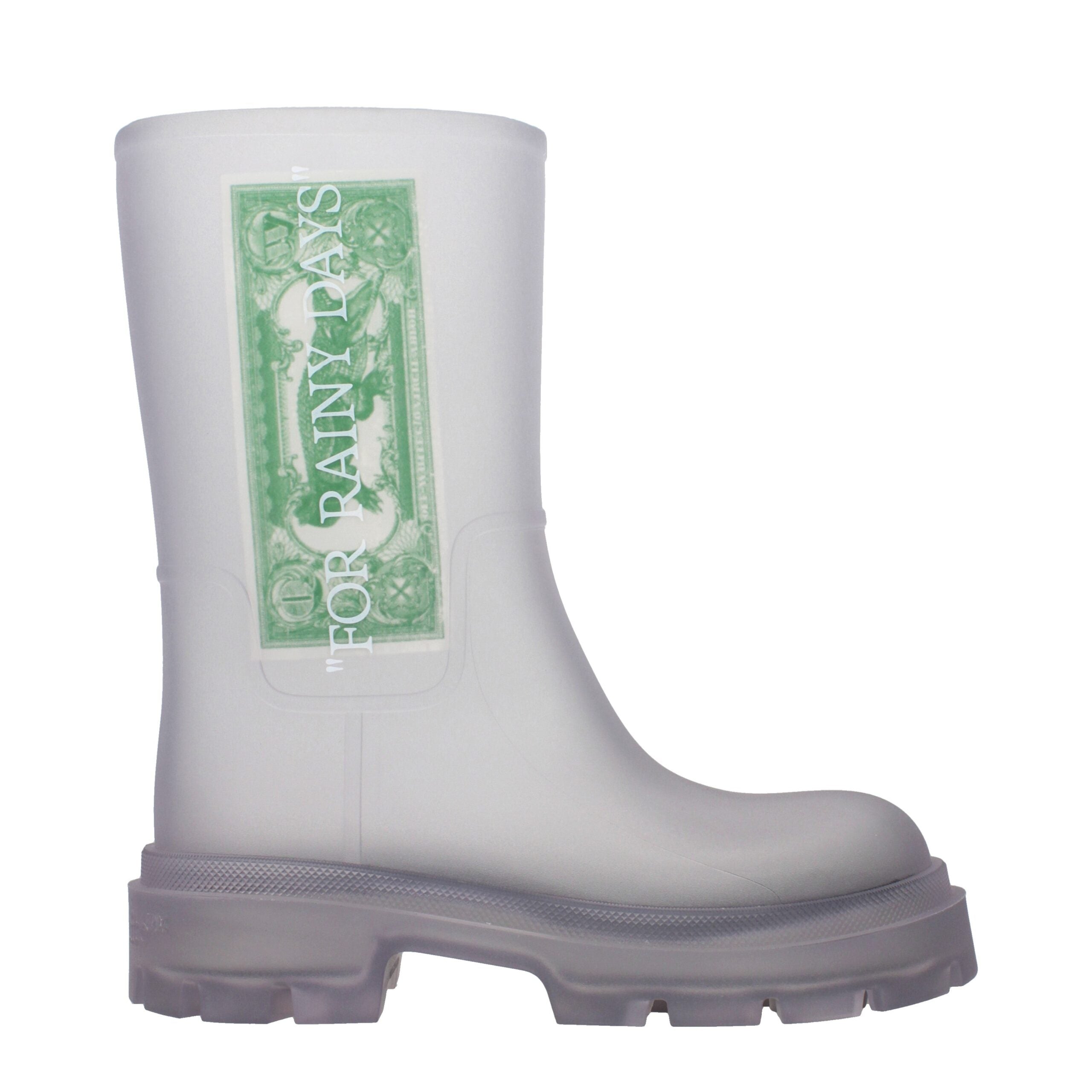 Off-White Transparente PVC Ankelstøvler