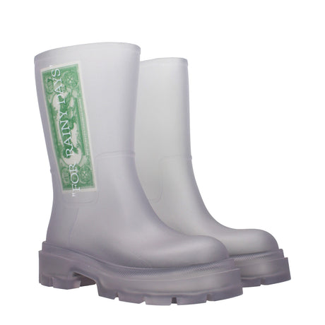 Off-White Transparente PVC Ankelstøvler