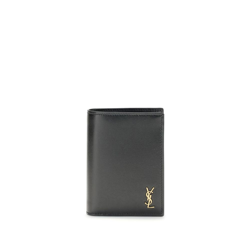Saint Laurent sort kalveskinds Bos Taurus-pung