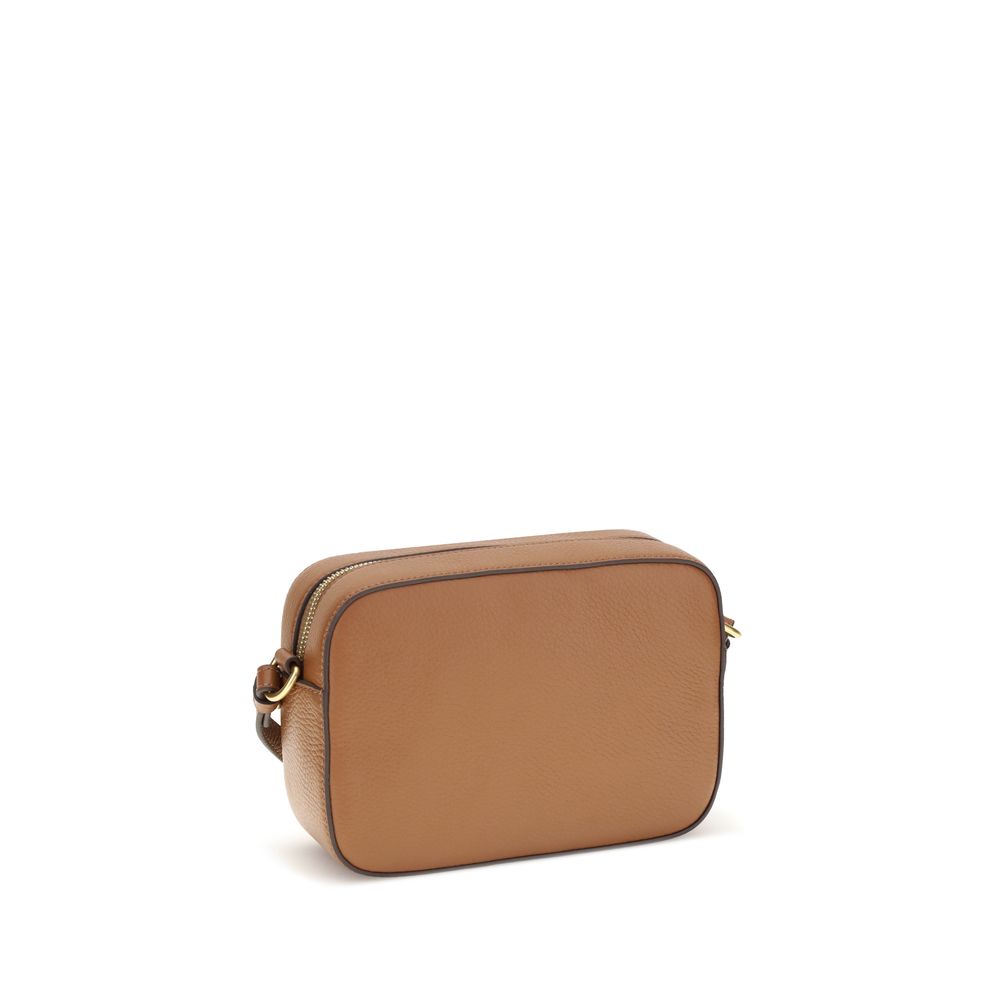 Coccinelle Brun Bos Taurus Skuldertaske i Kalveskind