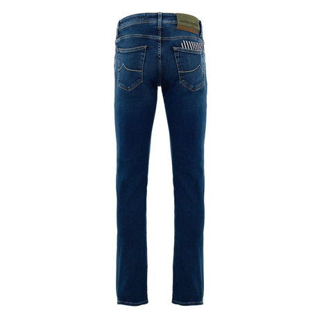 Jacob Cohen Blue Cotton Skinny Jean