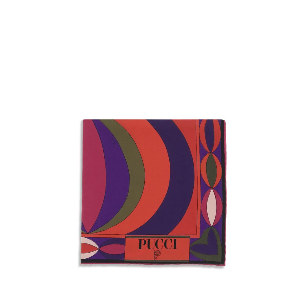 Emilio Pucci Multicolor Silk Scarf