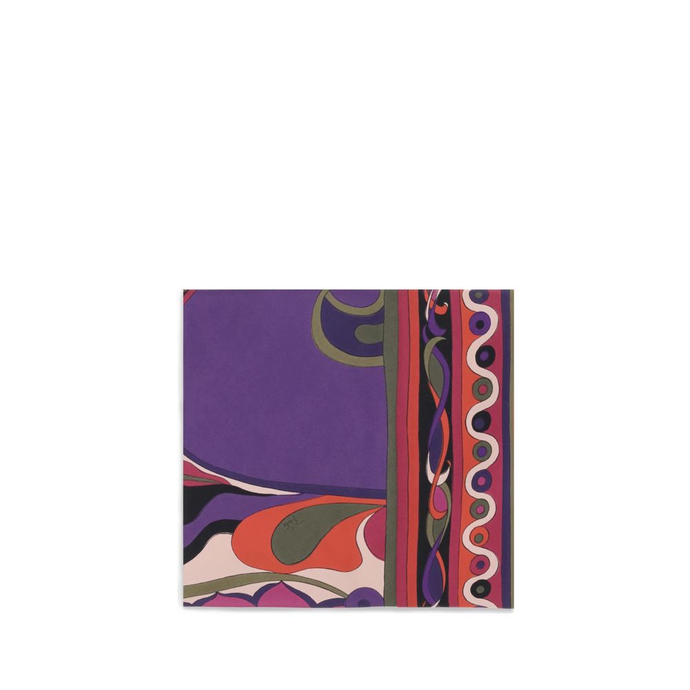 Emilio Pucci Multicolor Silk Scarf
