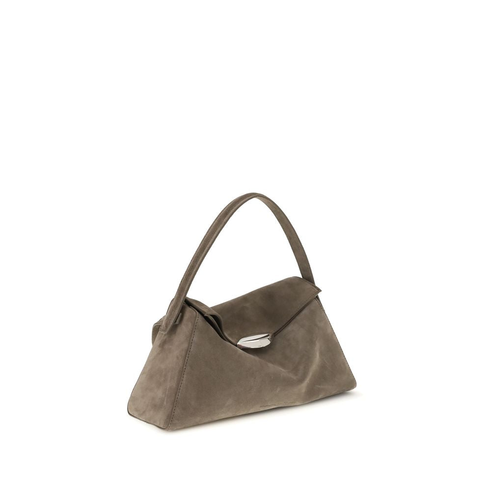 Benedetta Bruzziches Beige Calf Leather Bos Taurus Shoulder Bag