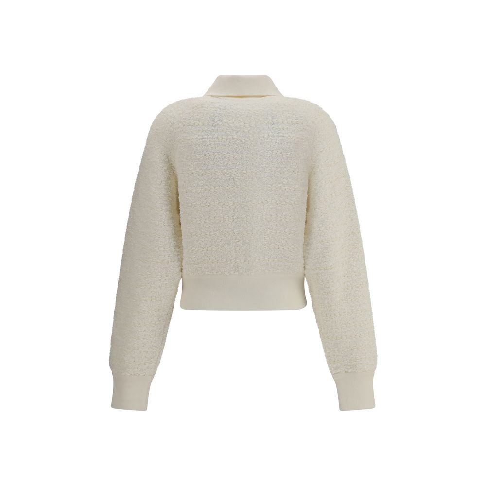 Balmain Hvid Viskose Bomber