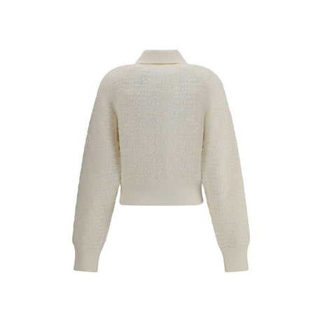 Balmain Hvid Viskose Bomber