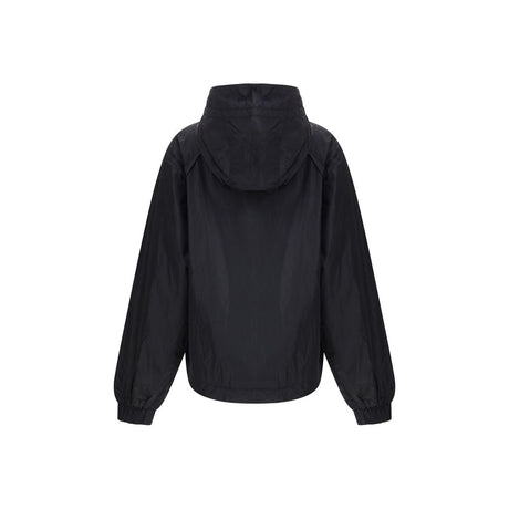 Ganni Black Nylon Shell Jacket