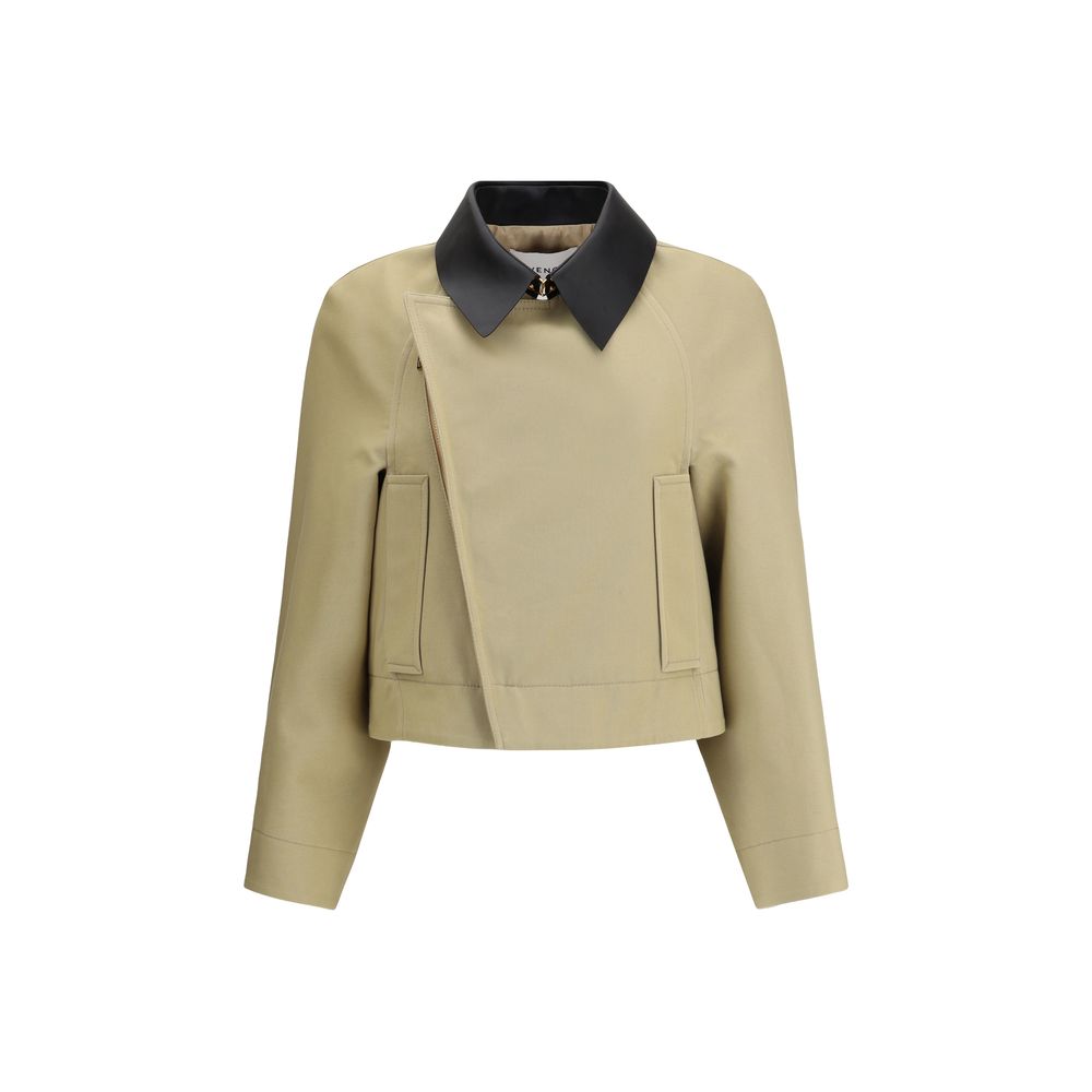 Givenchy Cropped Bomuld og Uld Caban