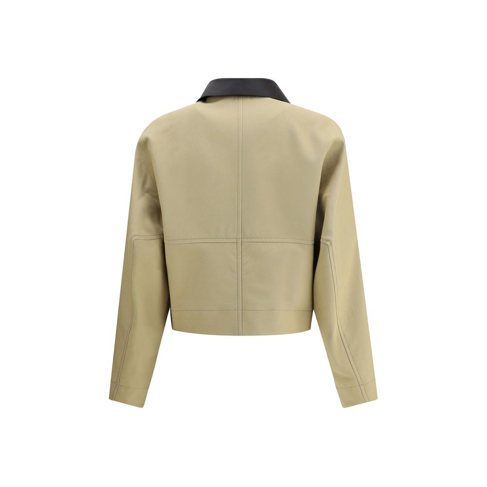 Givenchy Cropped Bomuld og Uld Caban