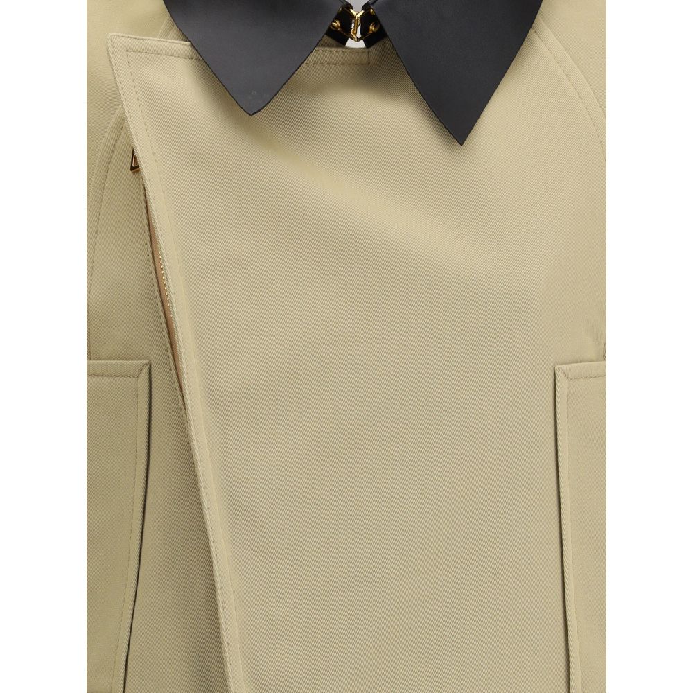 Givenchy Cropped Bomuld og Uld Caban