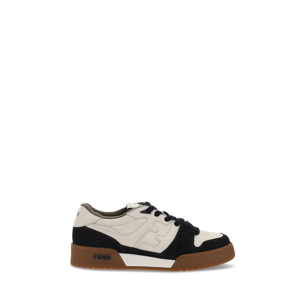 Fendi sorte kalveskinds Bos Taurus lave sneakers