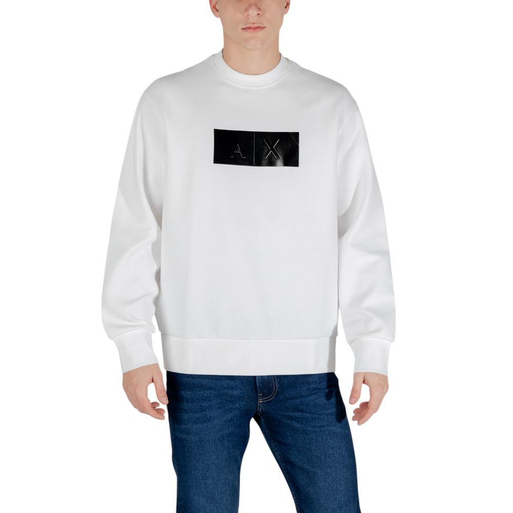 Armani Exchange Cream Cotton Sweatshirt