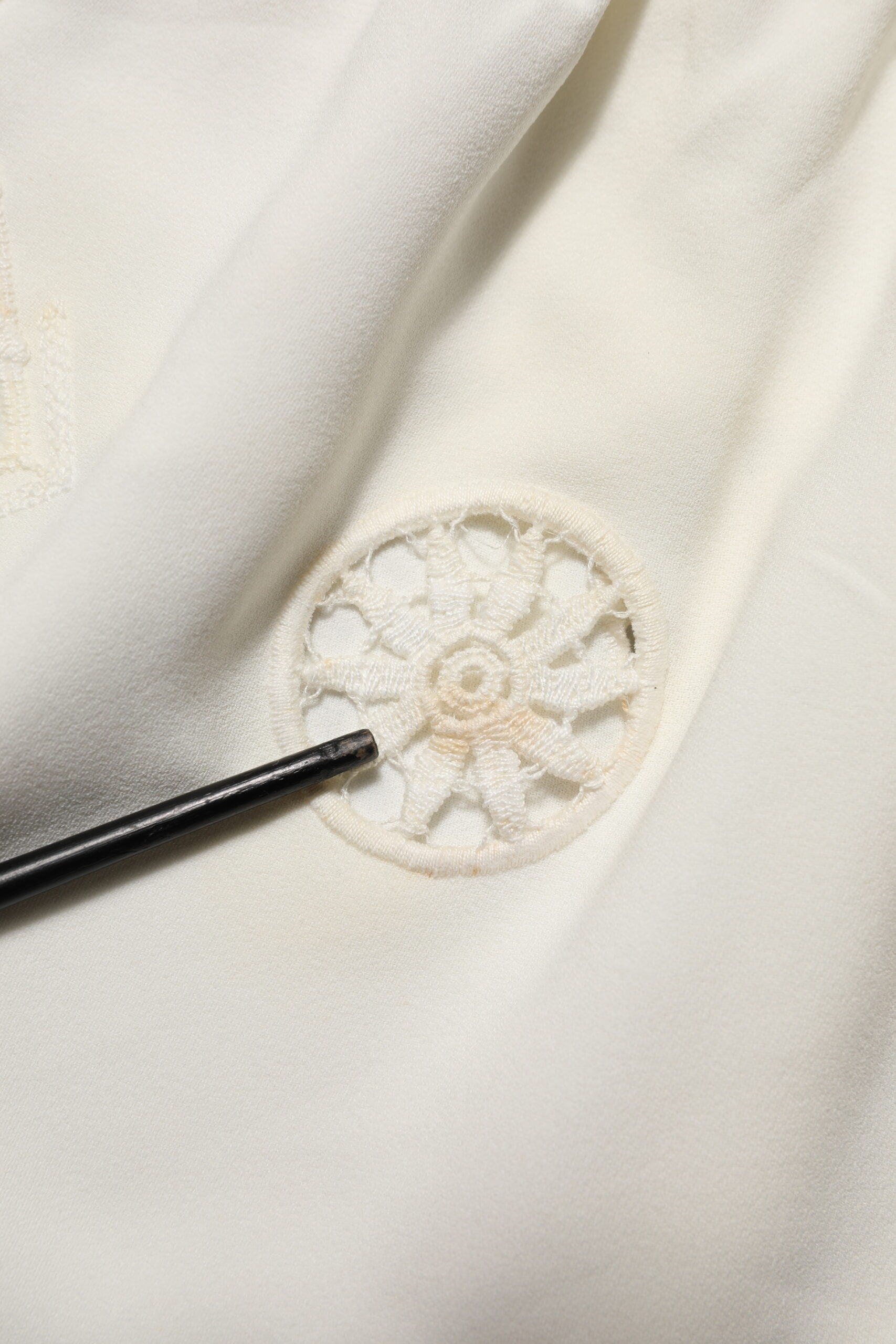 Dolce &amp; Gabbana Hvid Blomsterblonder Ærmeløs Midikjole