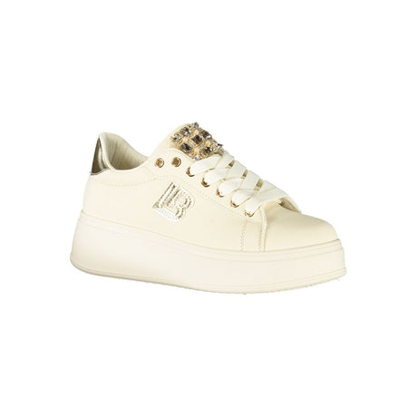 Laura Biagiotti Beige polyester sneaker til kvinder