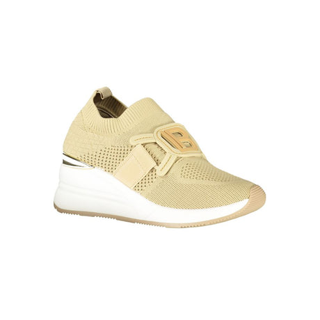 Laura Biagiotti Beige polyester sneaker til kvinder