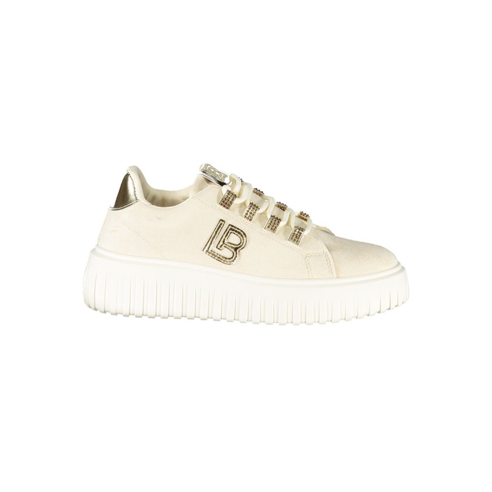 Laura Biagiotti Beige polyester sneaker til kvinder