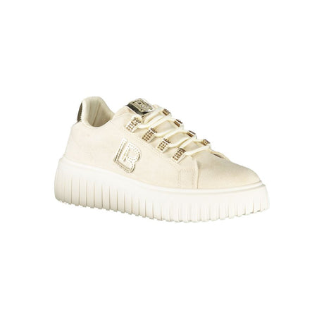 Laura Biagiotti Beige polyester sneaker til kvinder