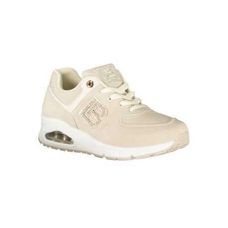 Laura Biagiotti Beige polyester sneaker til kvinder