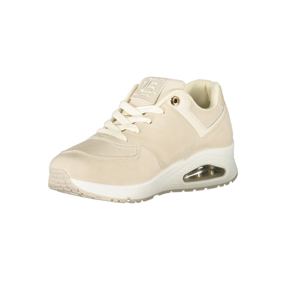Laura Biagiotti Beige polyester sneaker til kvinder