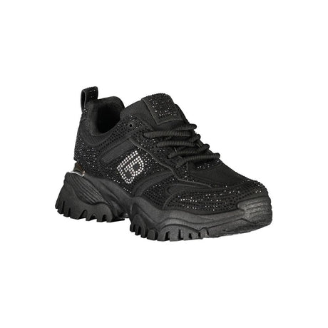 Laura Biagiotti sort polyester sneaker til kvinder