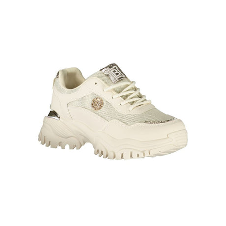 Laura Biagiotti Beige polyester sneaker til kvinder