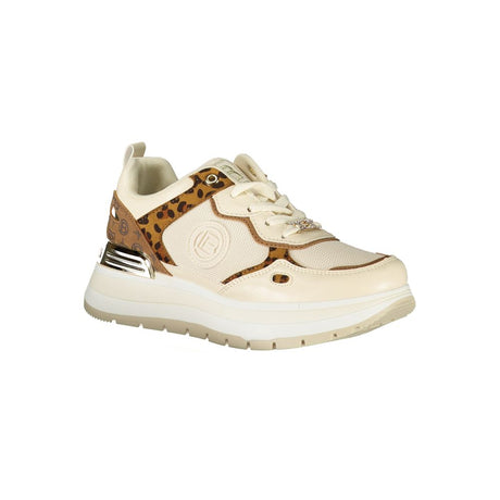 Laura Biagiotti Beige polyester sneaker til kvinder