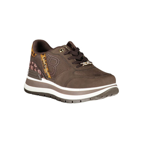Laura Biagiotti Brun Polyester Dame Sneaker