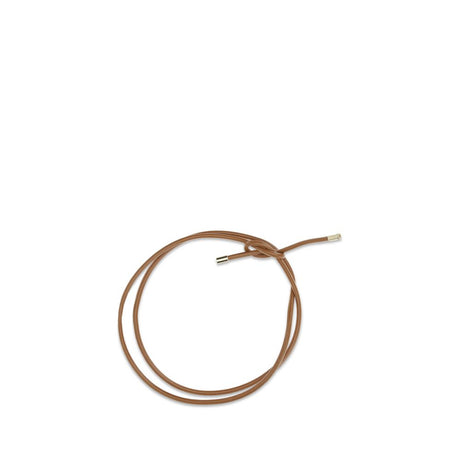 Forte_Forte Beige Calf Leather Bos Taurus Thin Belt