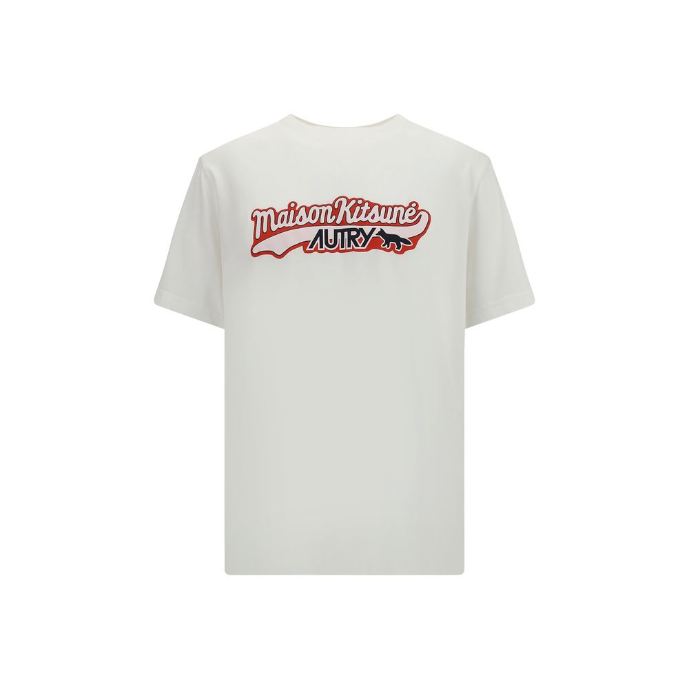 Autry Hvid Bomulds T-shirt