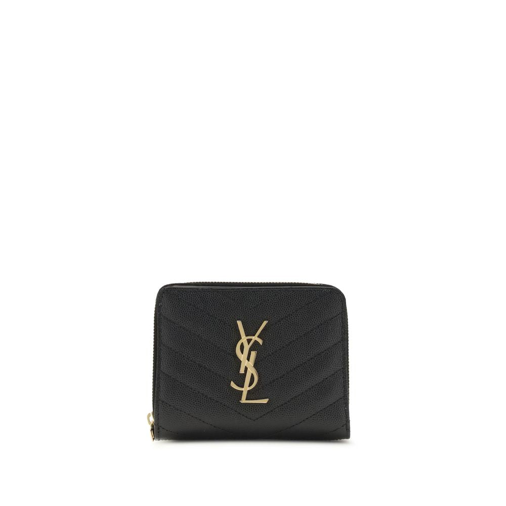 Saint Laurent sort kalveskinds Bos Taurus-pung