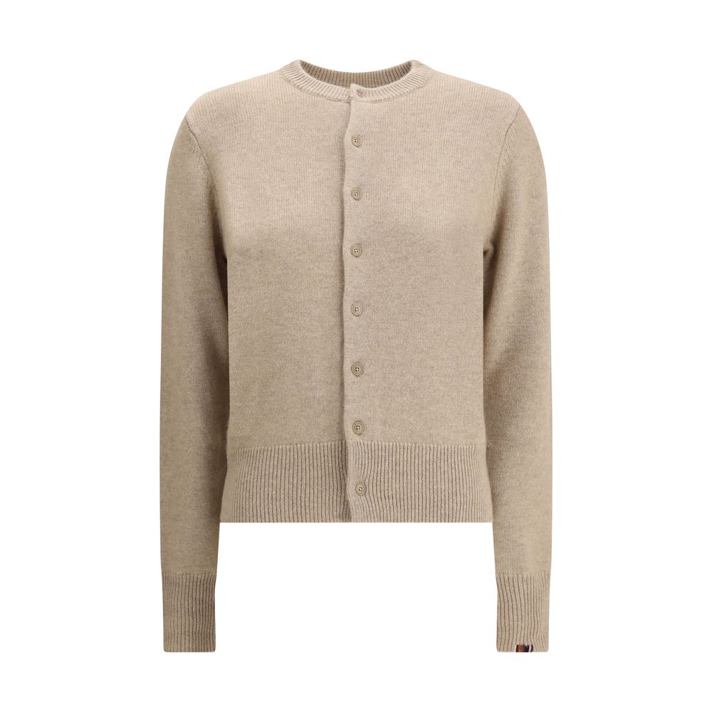 Extreme Cashmere Beige Cashmere Cardigan