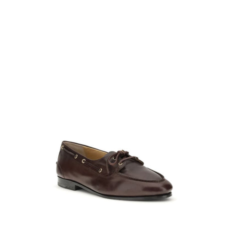 Bally Brune Kalveskinds Bos Taurus Slip-On Loafers