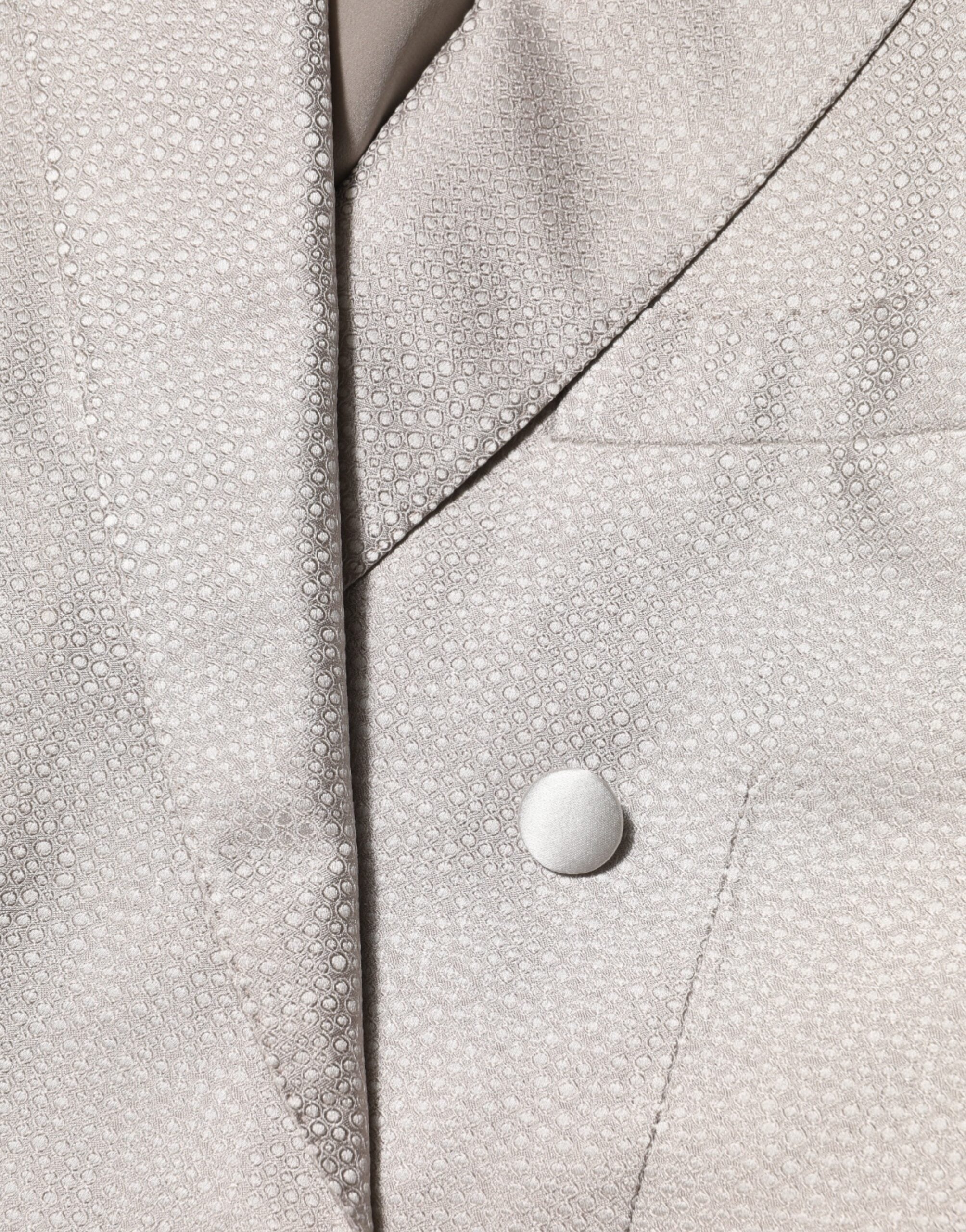 Dolce &amp; Gabbana Beige MARTINI Dobbeltradet Jakkesætsblazer