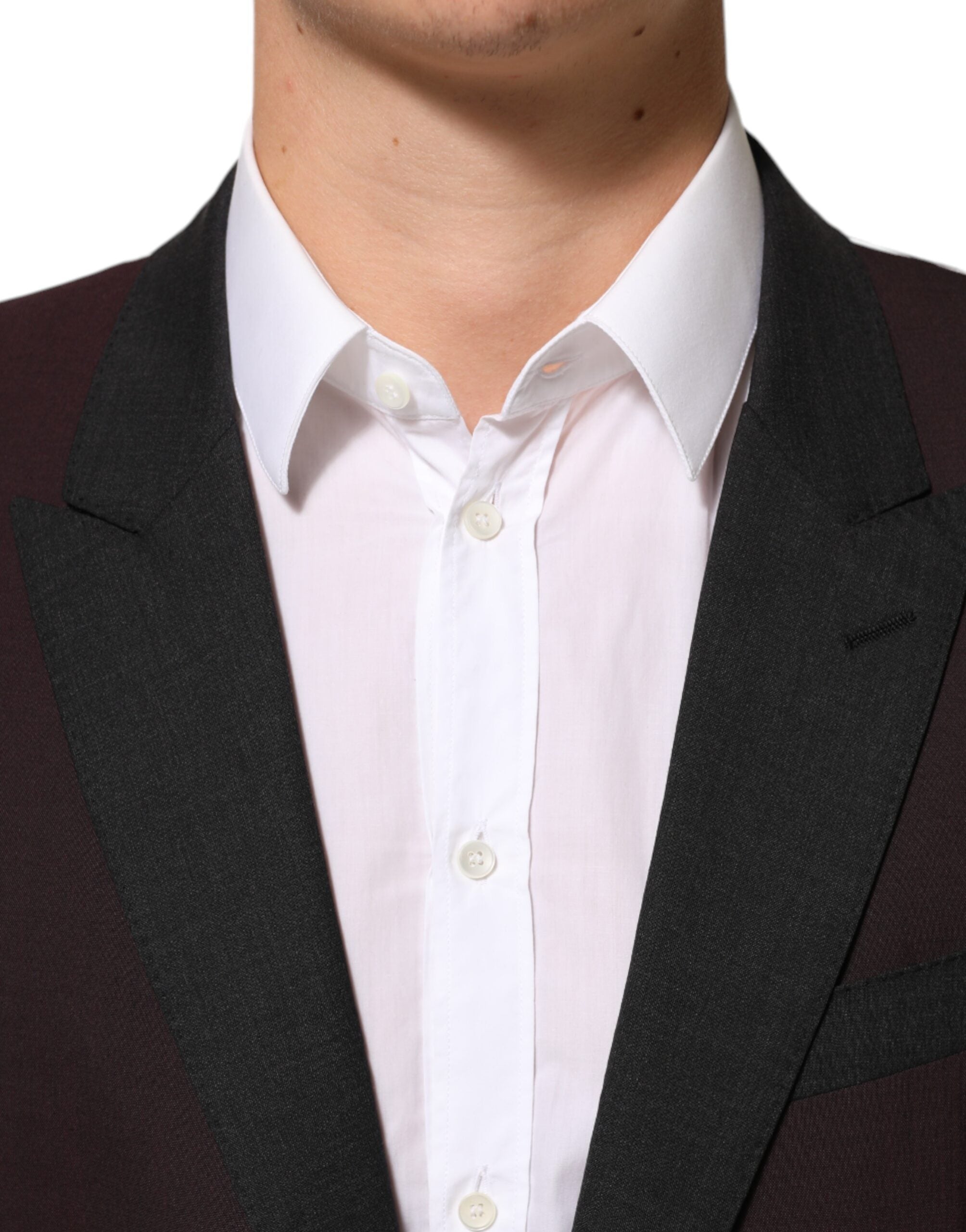 Dolce &amp; Gabbana Kastanjebrun Uldblazer med 2 Knapper