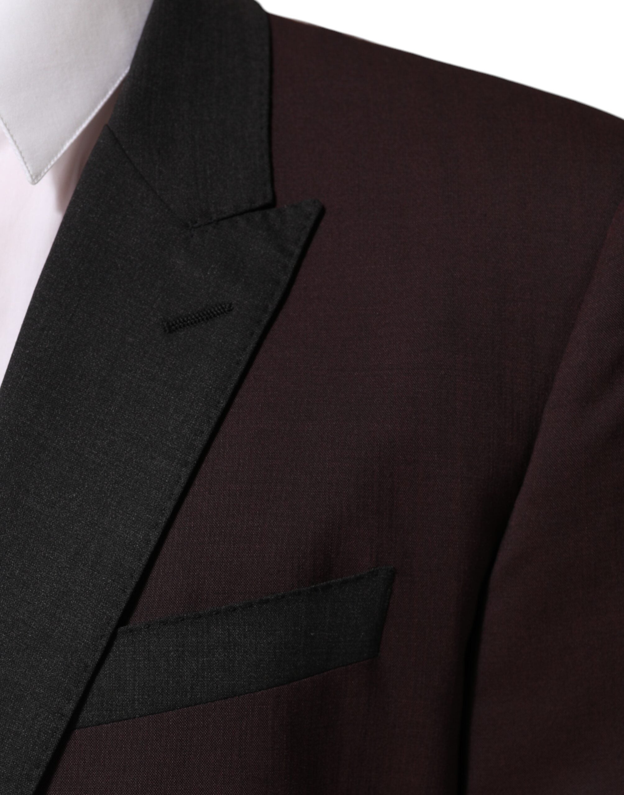Dolce &amp; Gabbana Kastanjebrun Uldblazer med 2 Knapper