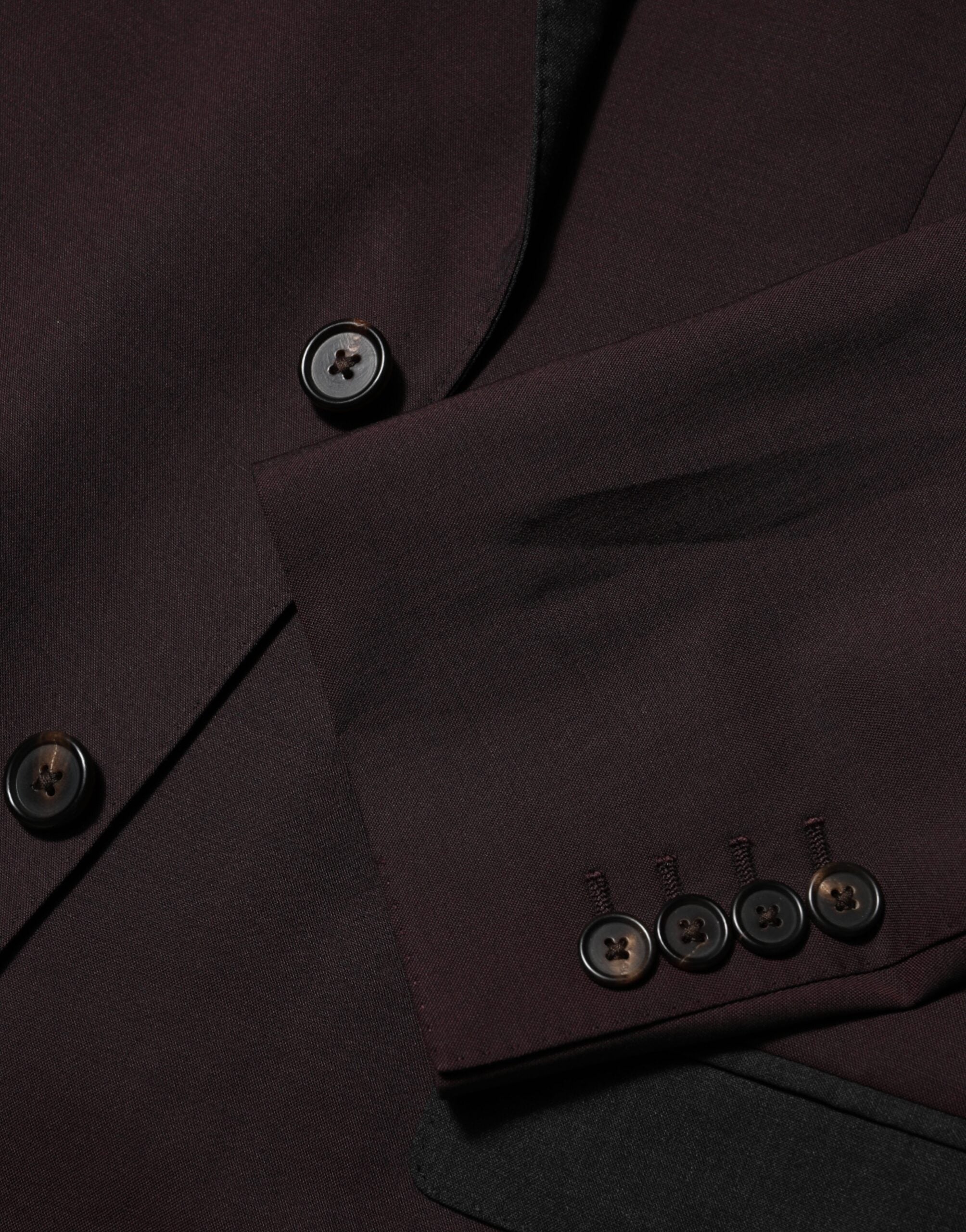 Dolce &amp; Gabbana Kastanjebrun Uldblazer med 2 Knapper