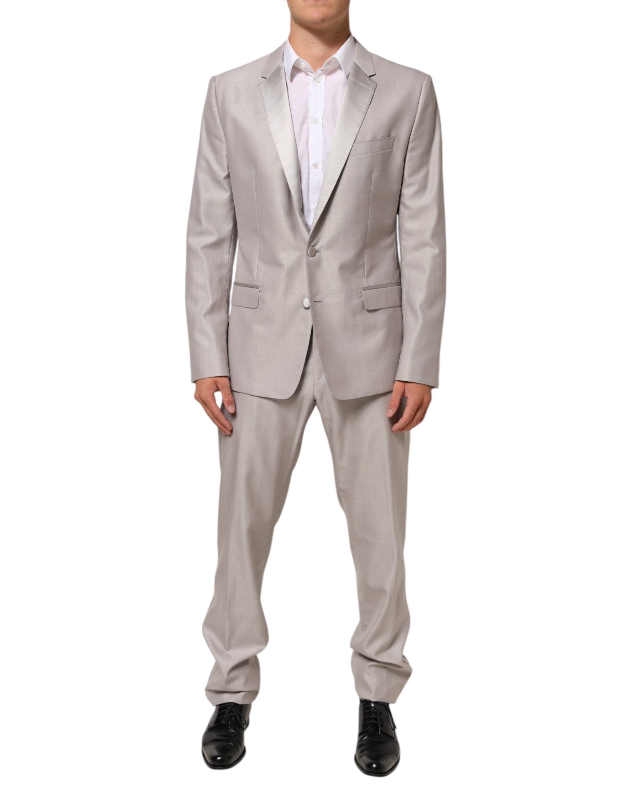 Dolce &amp; Gabbana Lysegrå Uld 2-delt MARTINI Formelt Suit