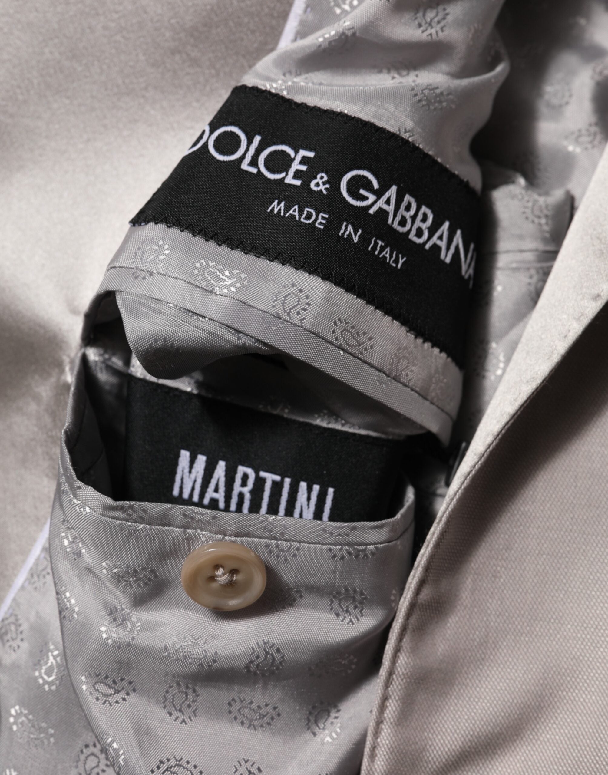 Dolce &amp; Gabbana Lysegrå Uld 2-delt MARTINI Formelt Suit