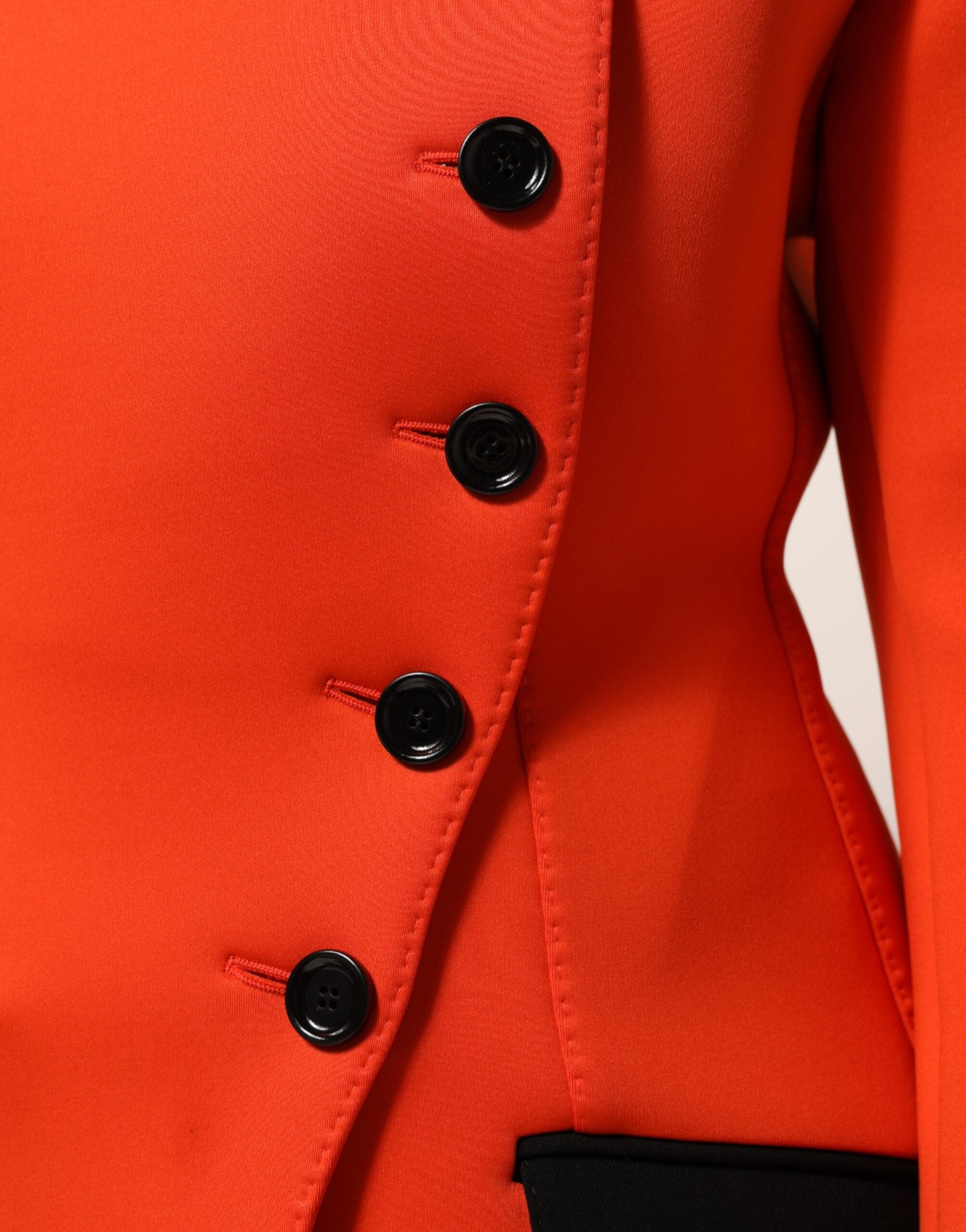 Dolce &amp; Gabbana Rød Knappet Dame Trenchcoat Jakke