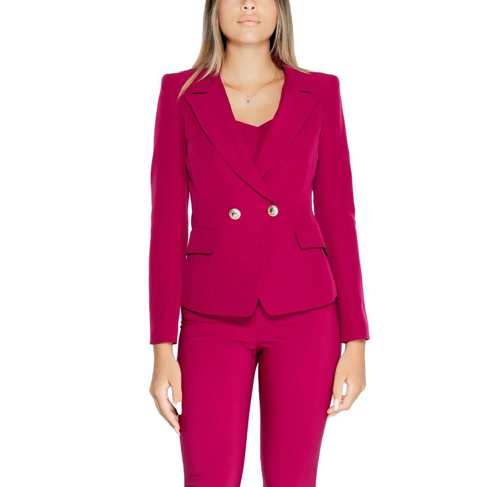 Rinascimento Fuchsia polyester blazer