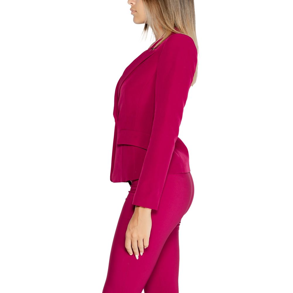 Rinascimento Fuchsia polyester blazer