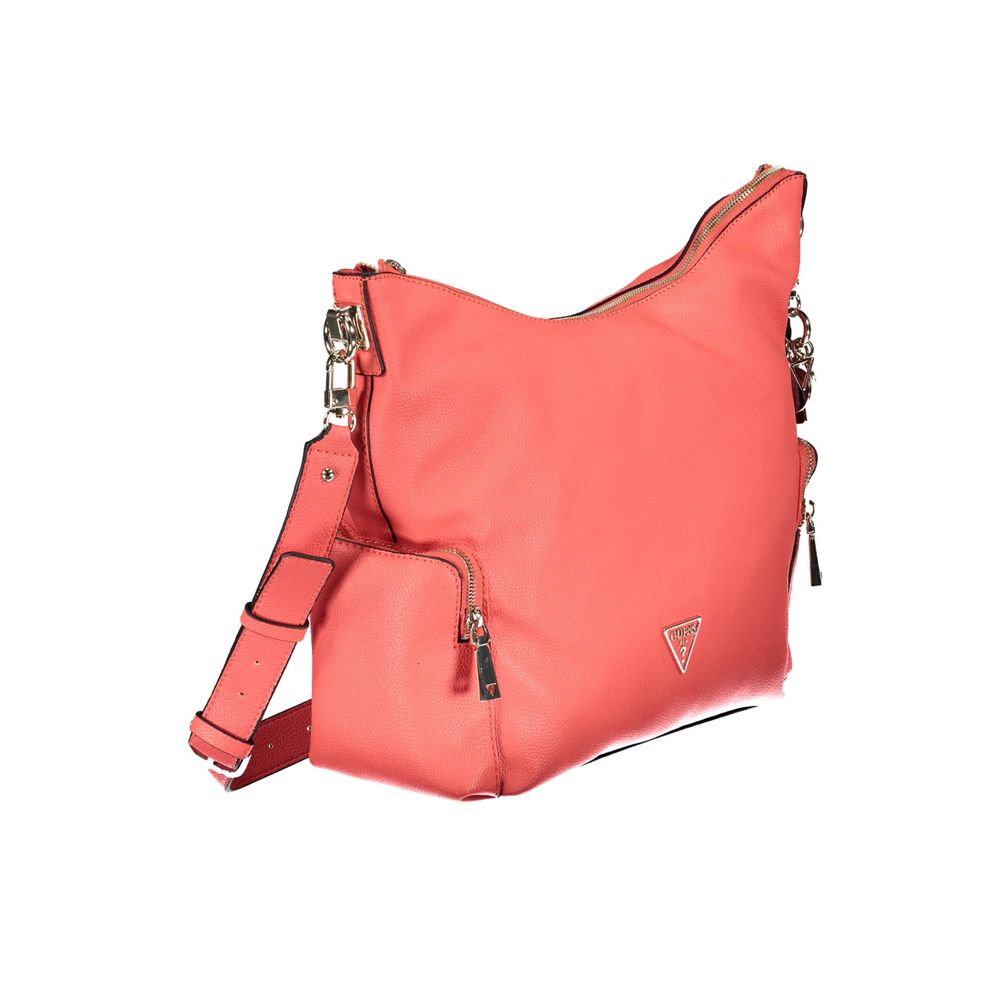 Guess Jeans Pink Polyethylene håndtaske