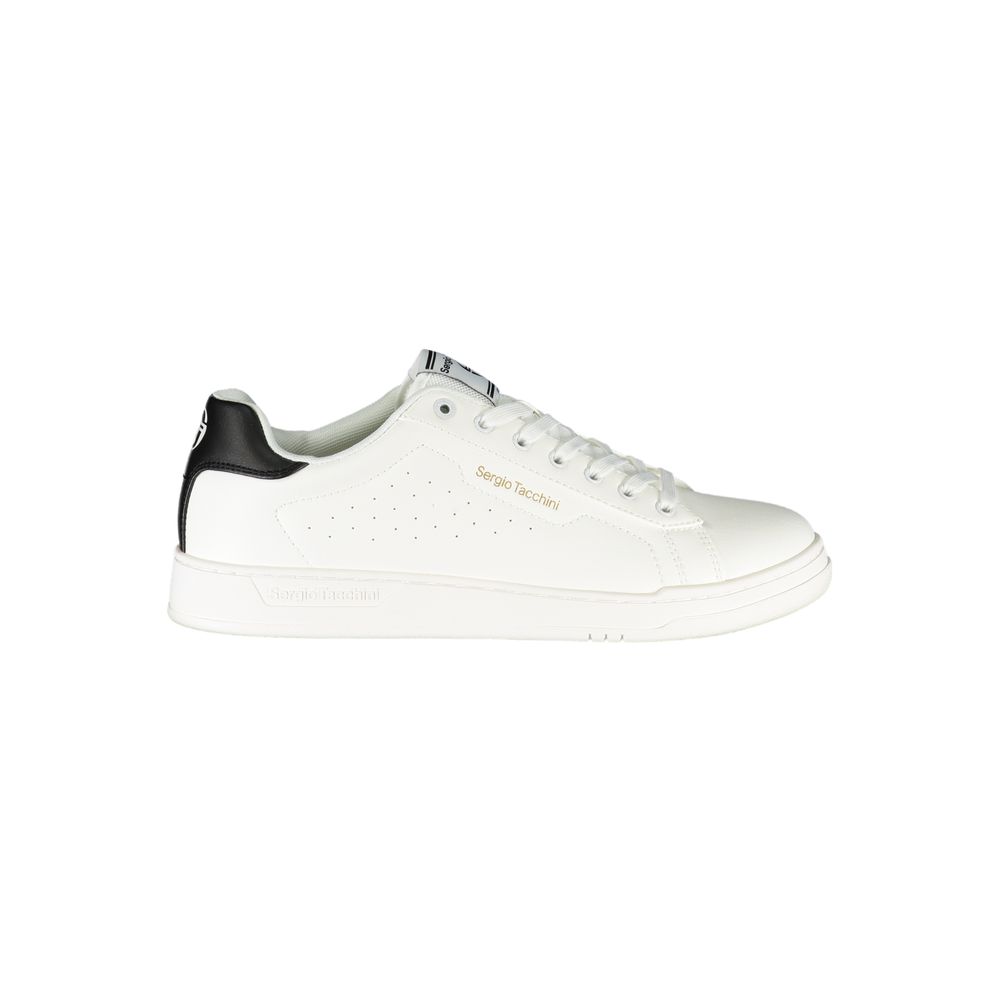 Sergio Tacchini Hvide Polyester Sneaker