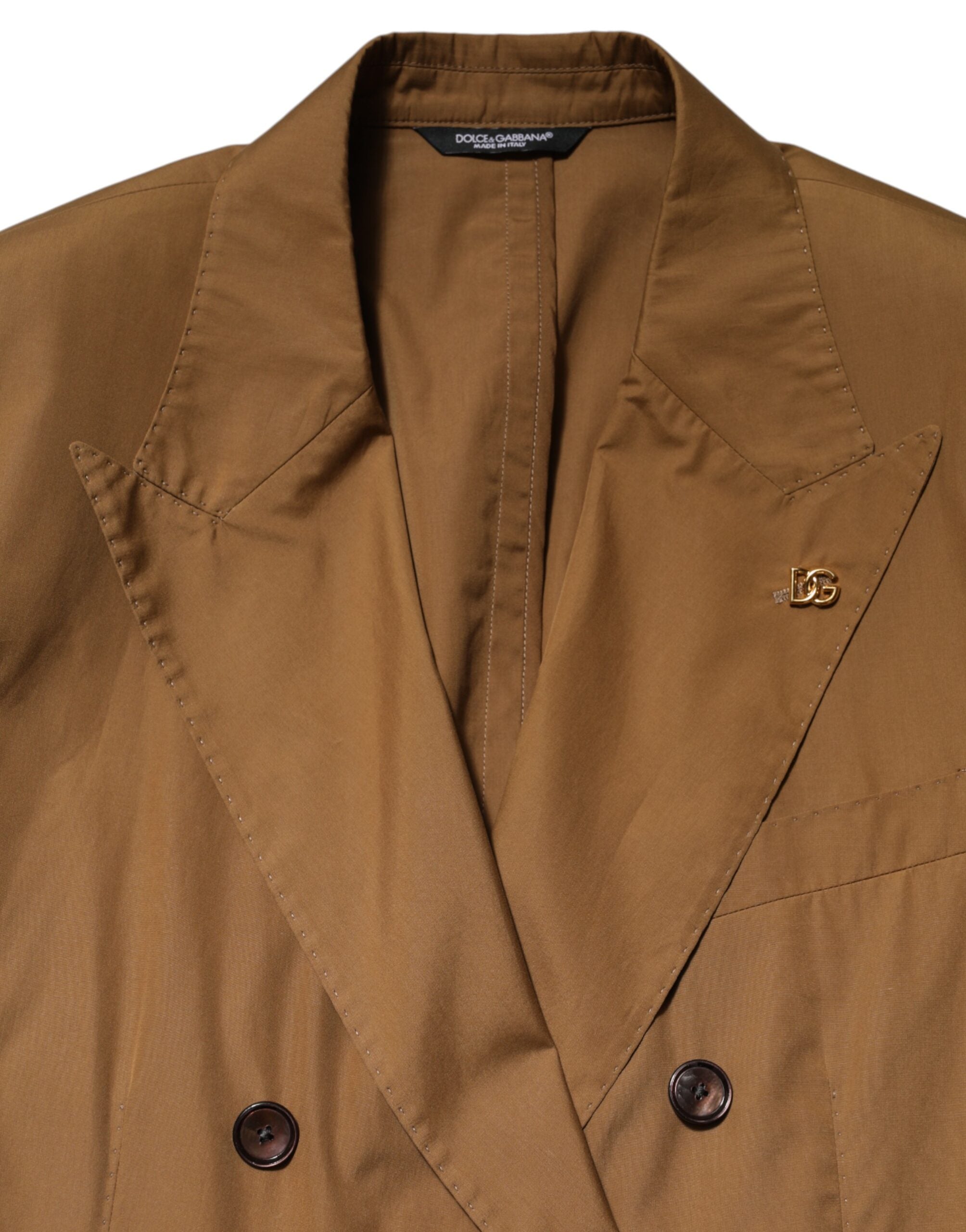 Dolce & Gabbana Brun TAORMINA Dobbeltradet jakkesæt i 2 dele