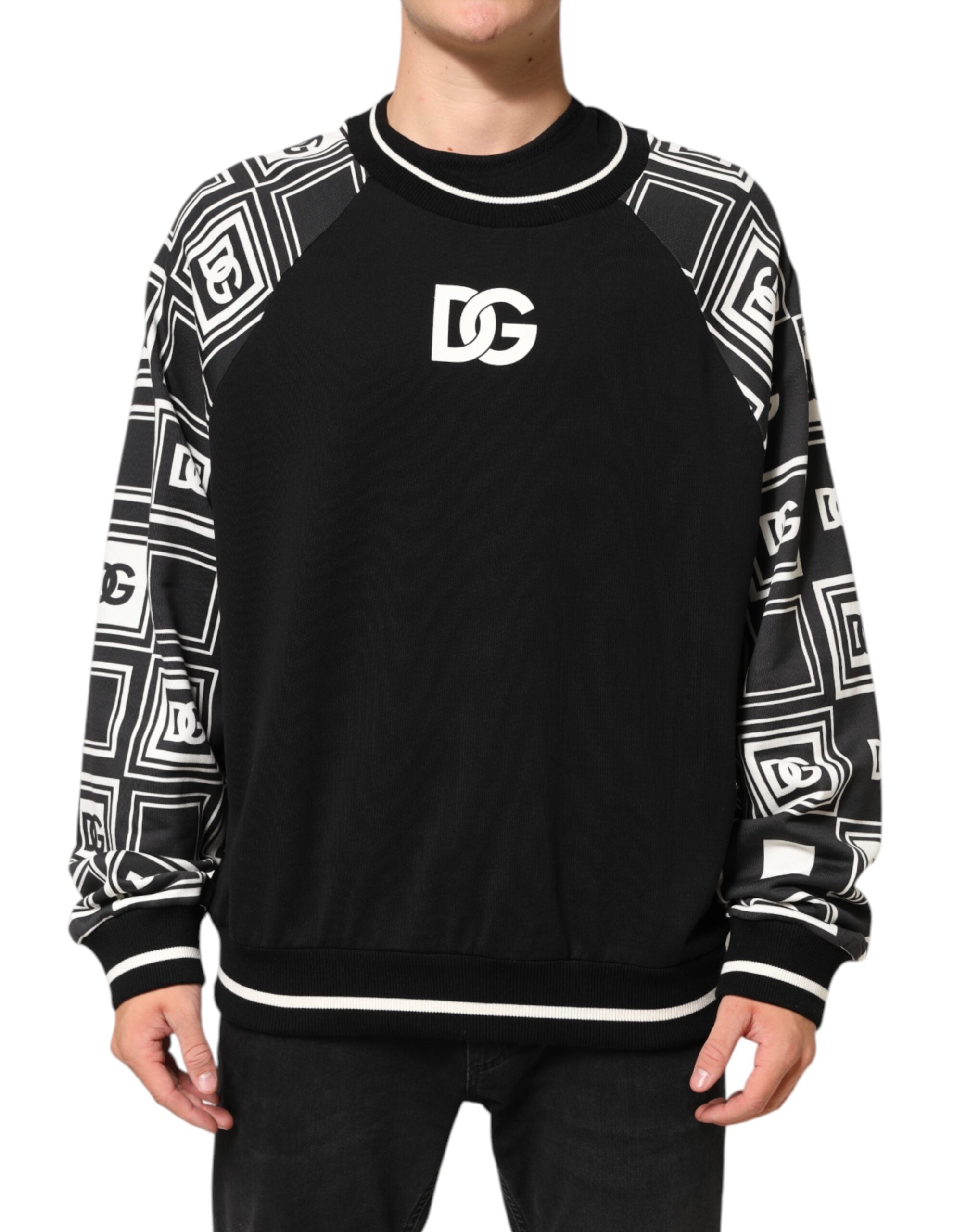 Dolce & Gabbana Sort Magnificent DG Logo Sweatshirt